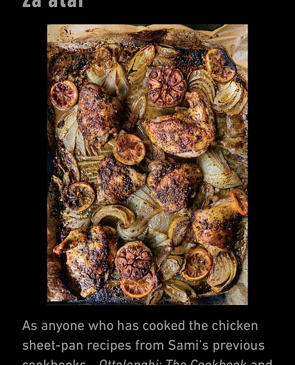 Sami Tamimi’s Lemon Chicken with Za’atar 
