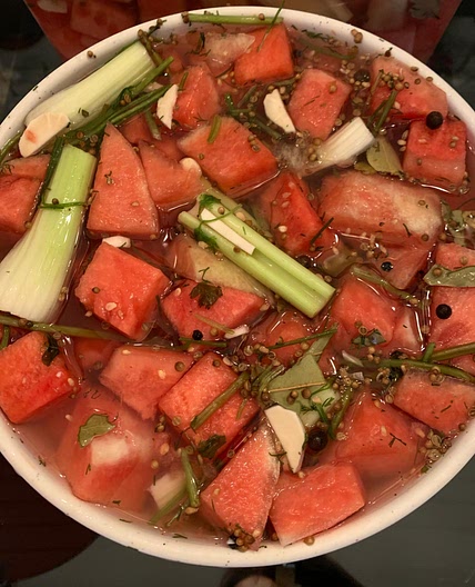 Pickled Watermelons