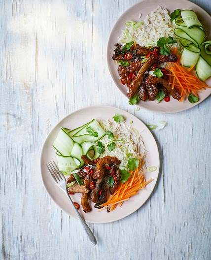 Air fryer caramelised Vietnamese pork recipe