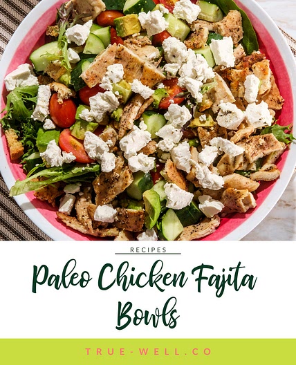 Chicken Fajita Bowls Meal Prep