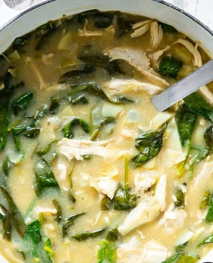 Paleo Creamy Chicken Spinach Artichoke Soup