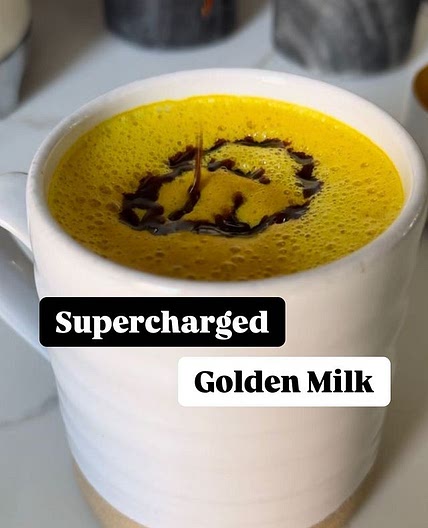 ☀️ Supercharged Golden Milk☀️That’s super golden and Indian grandm