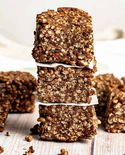 Chocolate Peanut Butter Rice Crispy Treats