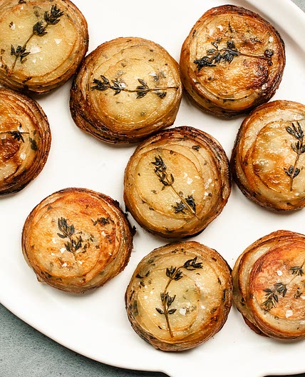 Crispy Stacked Potato Towers