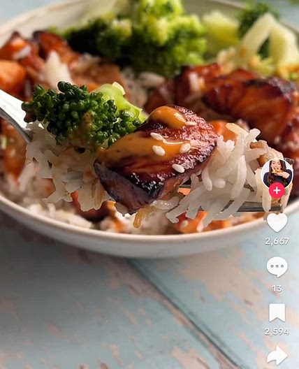 Salmon bites 266 cal high protein  *