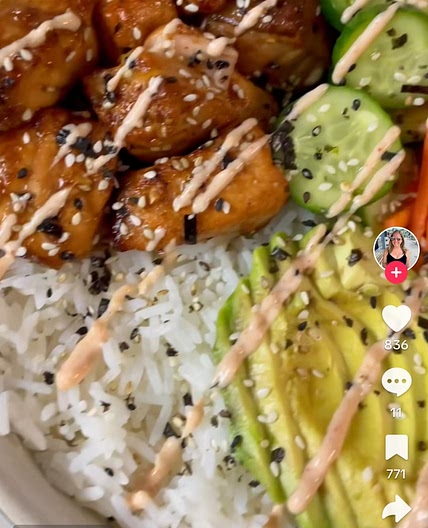 Salmon bite bowl 440cal *