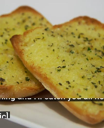 Low cal garlic bread. 90 cal *