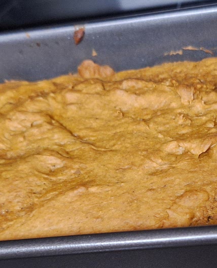 2 Ingredient pumpkin bread.