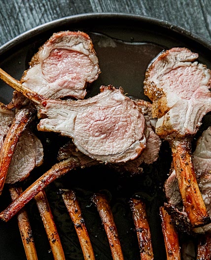 Grilled Rack of Lamb