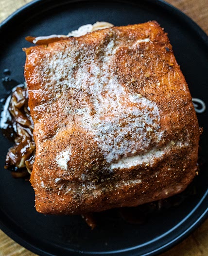 Traeger Grilled Salmon with Tingly Salt