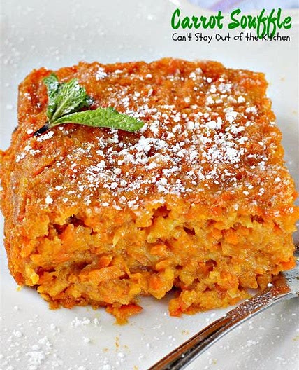 Carrot Soufflé  Shari's mom