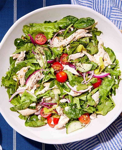 Chopped Power Salad with Chicken