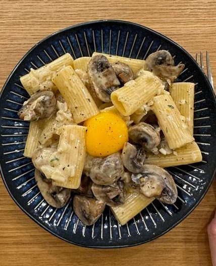 꾸떡 고소한 양송이 크림파스타✨