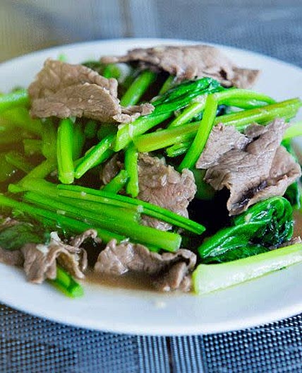 Bò xào cải