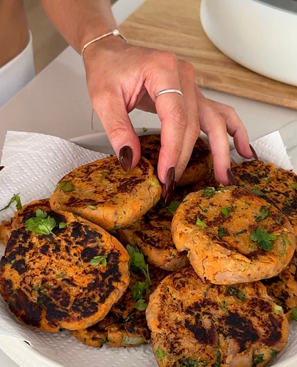 Sweet potato tuna patties