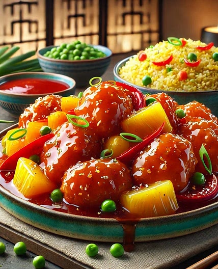 Sweet & Sour Chicken Hong Kong Style