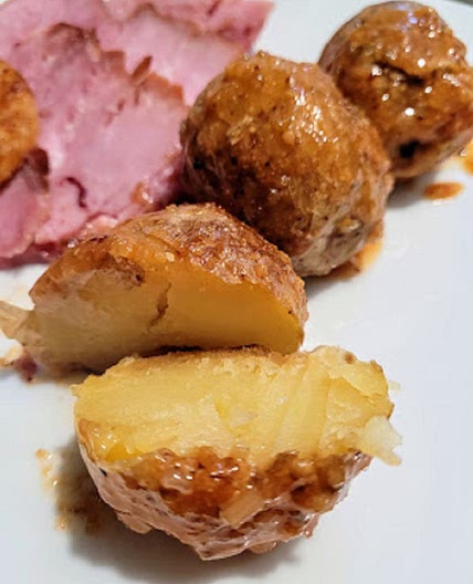 Honey Roasted New Potatoes