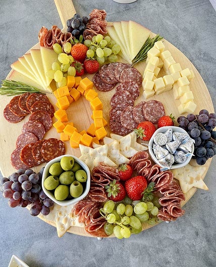 New Year's Eve Charcuterie Board