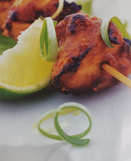 Chicken satay skewers
