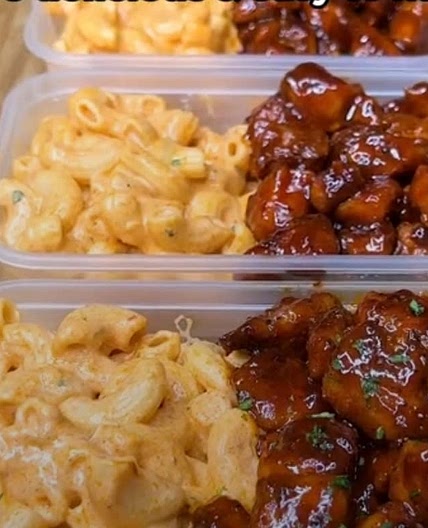 Honey Barbecue Chicken + Mac and Cheese