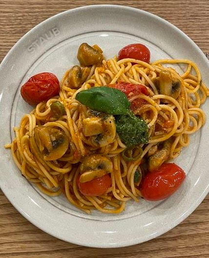 바질 토마토 파스타!