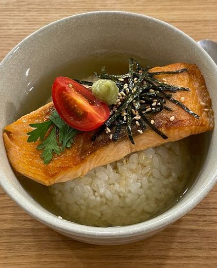 따끈한 연어구이 오차즈케🐟