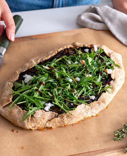Caramelized Onion Mushroom Galette