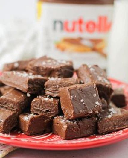 Nutella Sea Salt Fudge