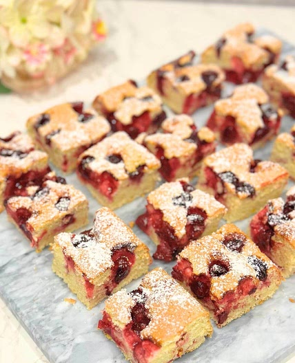 The BEST Morello Cherry Sponge Cake