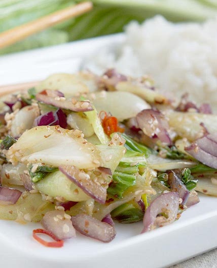 Pak Choi mit Sesam