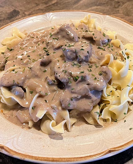 Dave's Rib Eye Beef Stroganoff