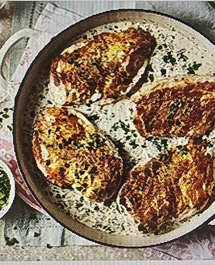 Chicken in White Wine Sauce