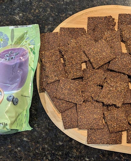 Gluten Free Flaxseed Crackers