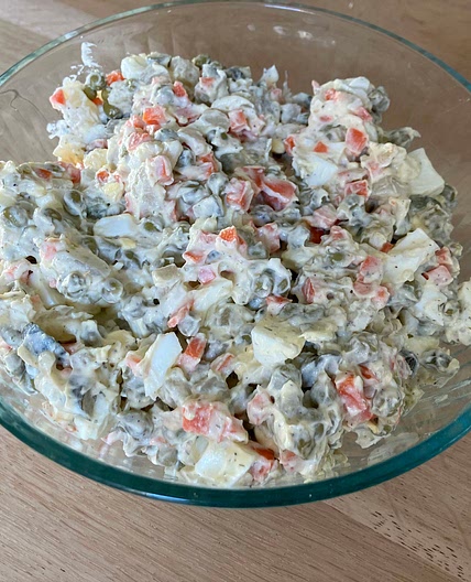 Traditional Olivier Salad