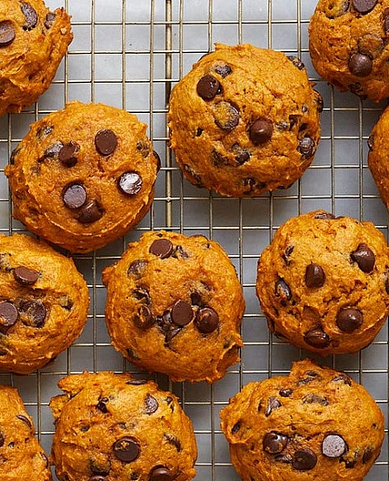 Pumpkin Chocolate Chip Cookies