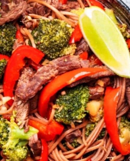 Firecracker Beef Noodles