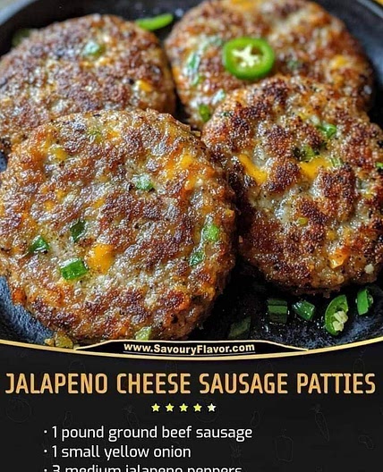 Jalapeno Cheese Sausage Patties