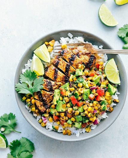 Grilled Chicken with Avocado Salsa