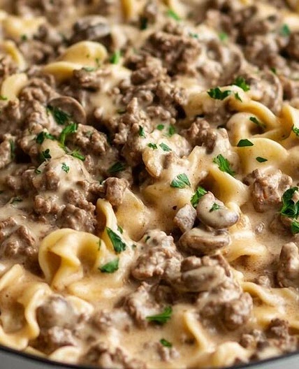 Easy Ground Beef Stroganoff – A Creamy, Savory Dish That Will Ha