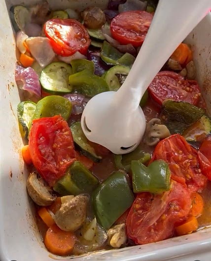 Cheesy vegetable pasta bake - River friendly