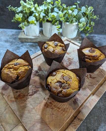 Chocolate Chip Pumpkin Muffins