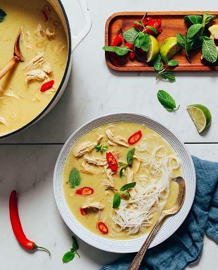 Thai-Inspired Chicken Noodle Soup