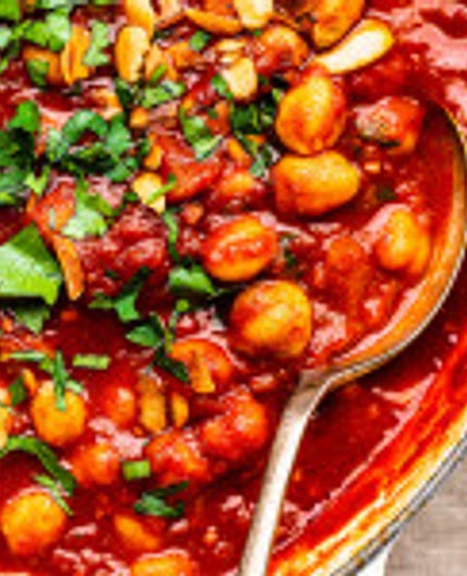 Harissa chickpea stew