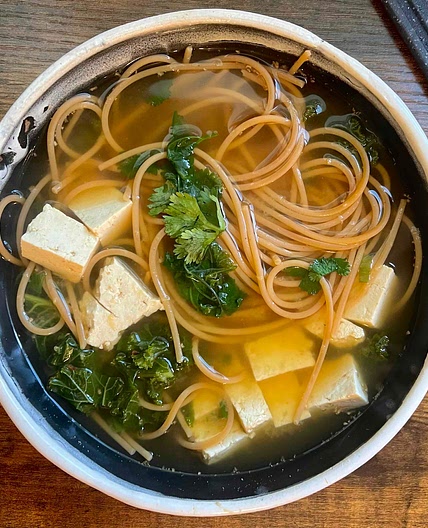 Loaded Miso Soup (one pot, one serving, 15 min)