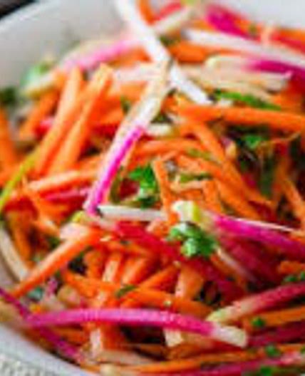 Radish and Carrot Slaw