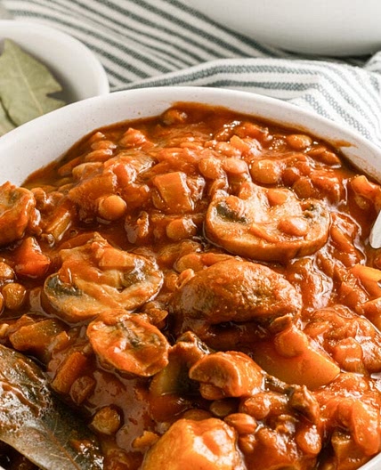 Lentil Mushroom Stew