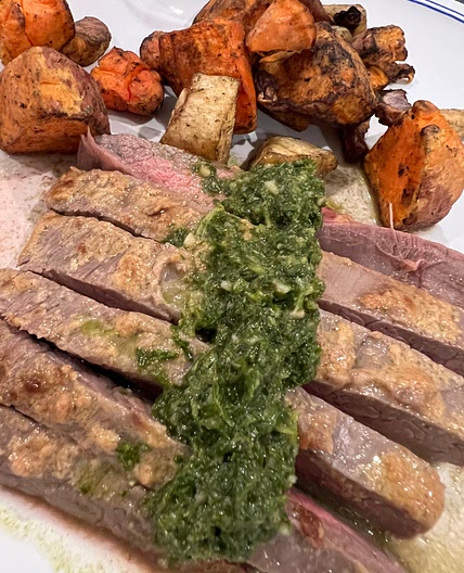 Flank Steak with Chimichurri