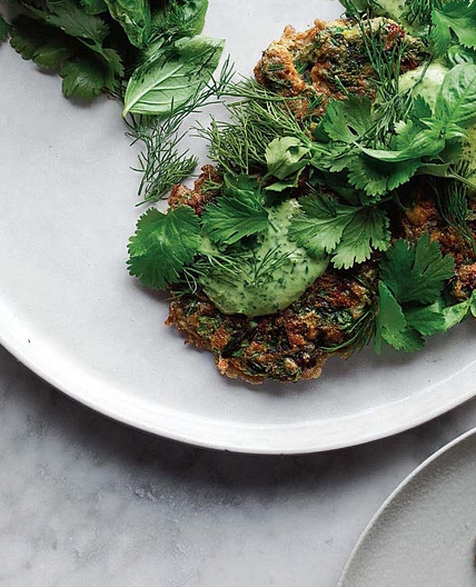 Iranian Herb Fritters