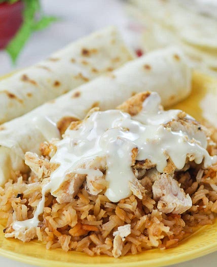 Queso Chicken Rice