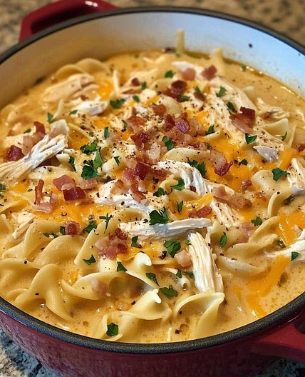 Crack Chicken Noodle Soup
